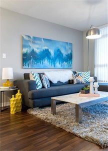 后現代風婚房 幾何圖形裝點空間感